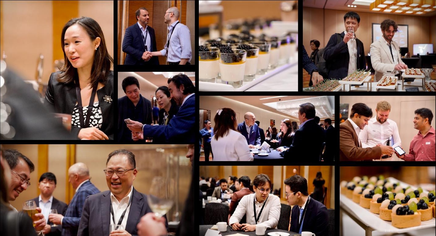 Networking at MAPS Singapore, July 2026 — conversations and hospitality between sessions