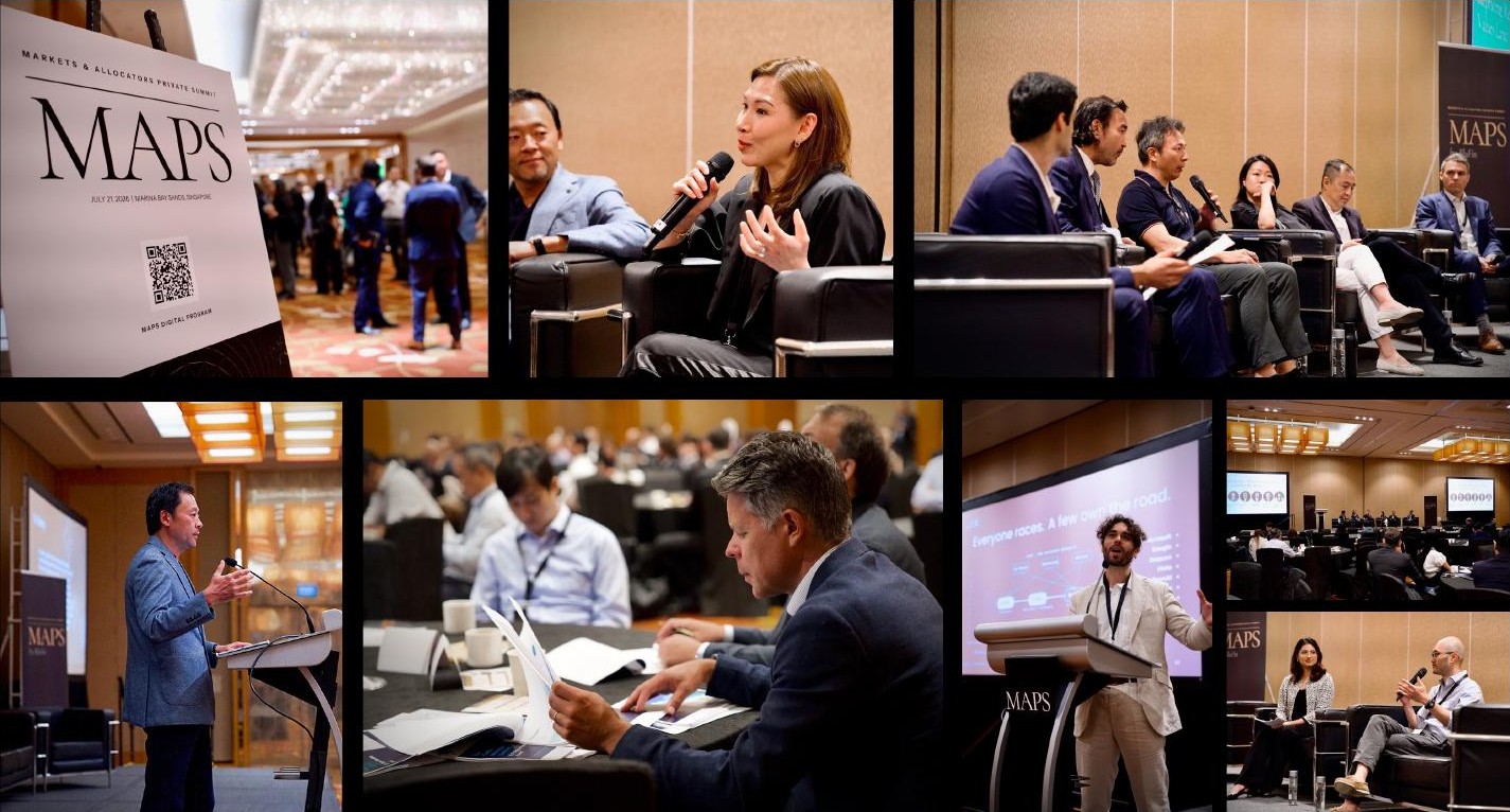 Sessions at MAPS Singapore, July 2026 — keynote, panels, and presentations at Marina Bay Sands