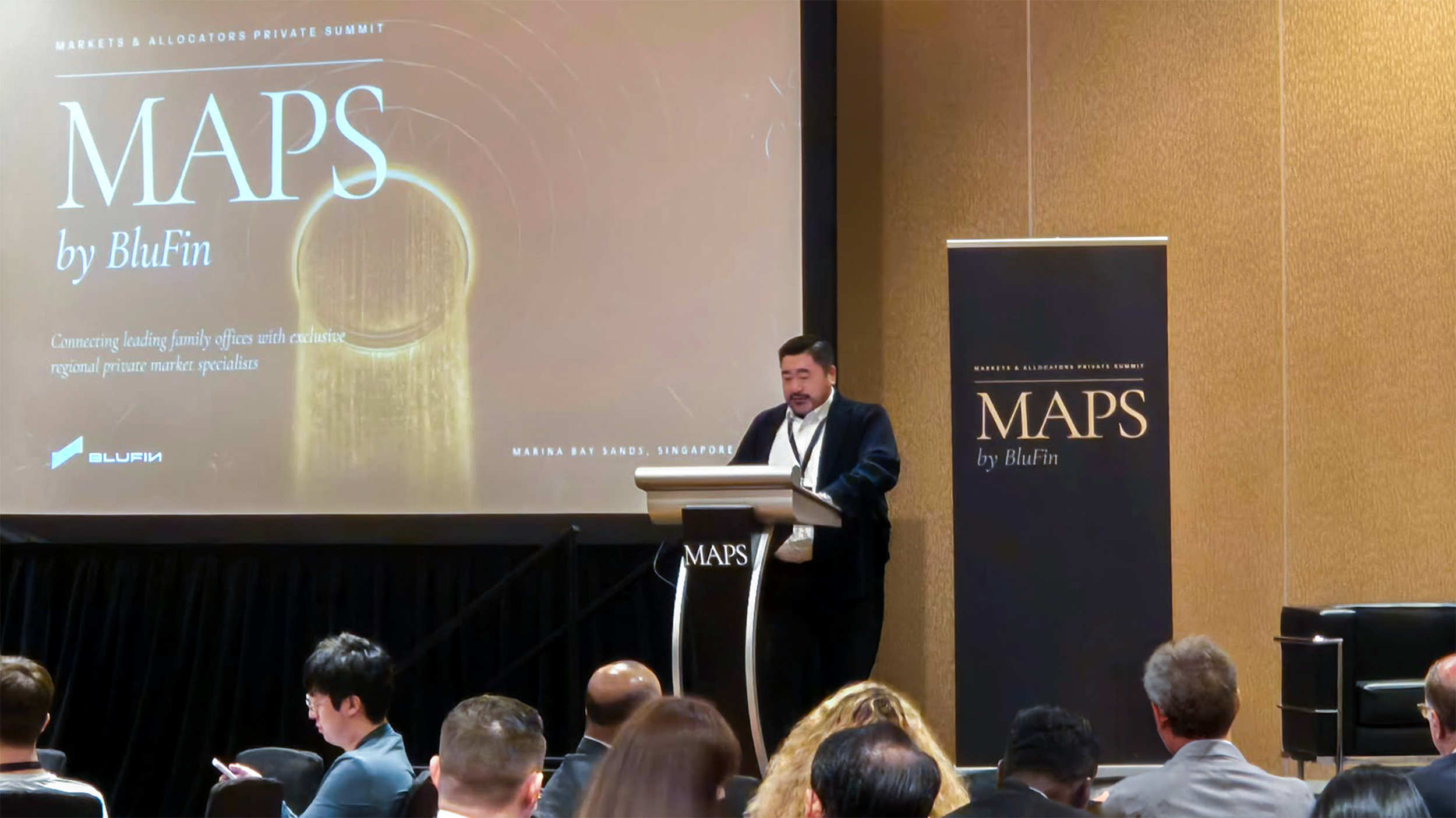 David Peng delivering the keynote at MAPS Singapore 2026